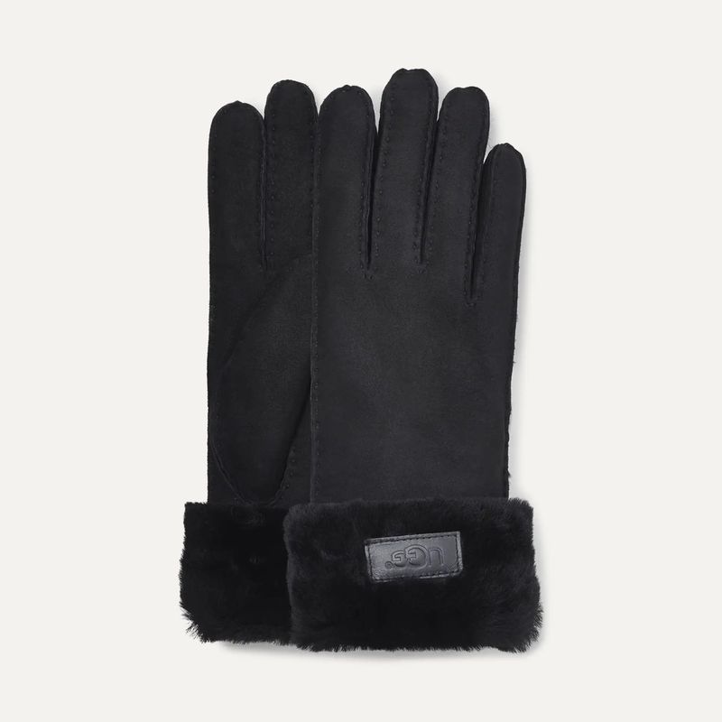 W Turn Cuff Glove Black
