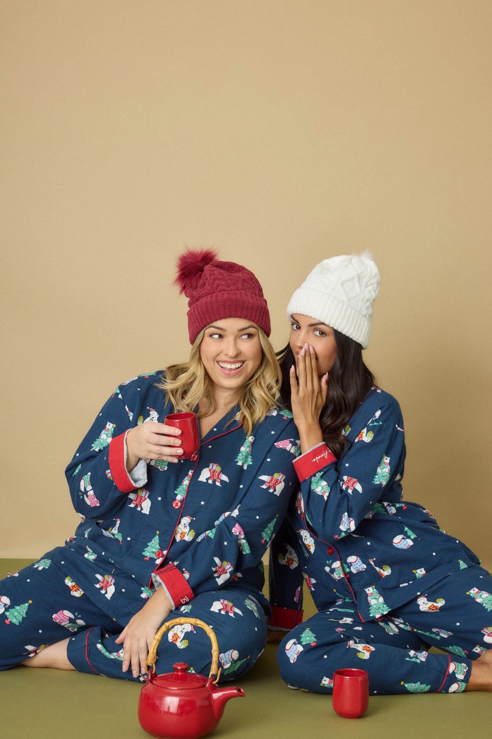 Bearly Awake 3-Piece Flannel PJ Set