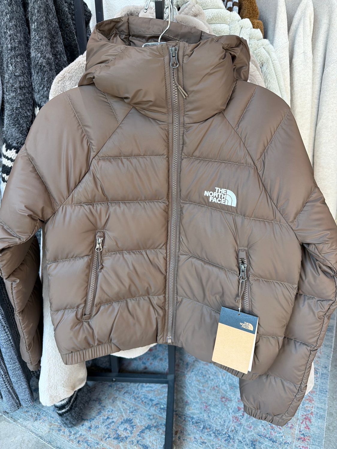 W’s Hydrenalite  Down Hoodie Smokey Brown 