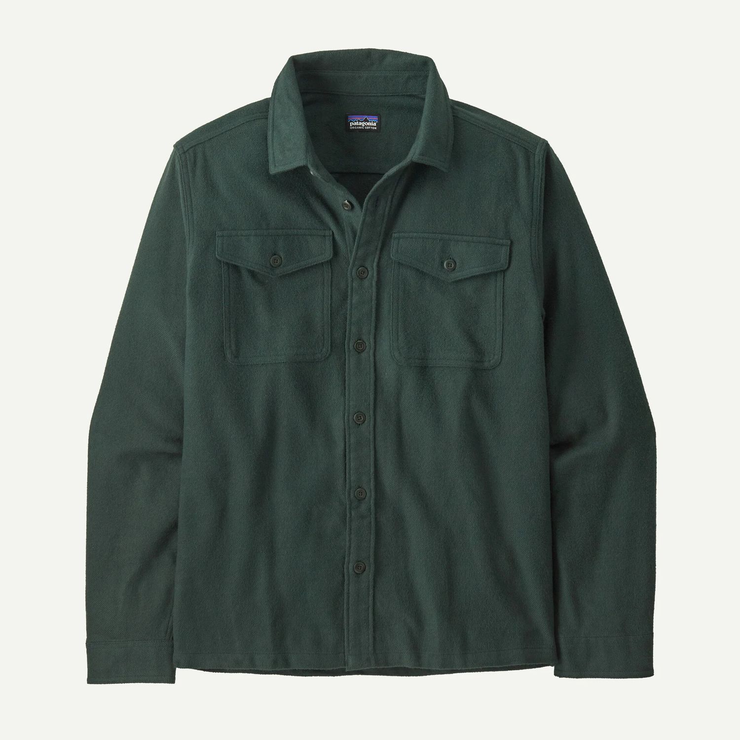M&#39;s Fjord Flannel Shirt Whole Weave: Old Growth Green