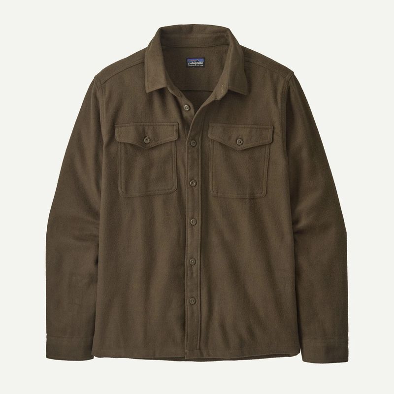 M&#39;s Fjord Flannel Shirt Whole Weave: Marlow Brown