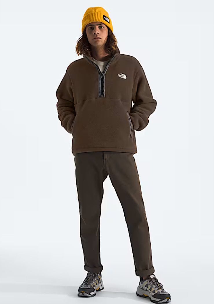 M’s TNF Fleeski 1/4 Zip Pullover Smokey Brown