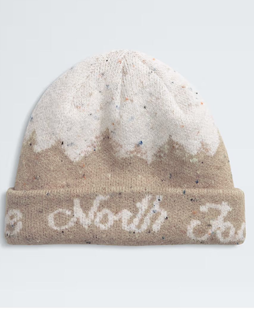 Cabin Mountainscape Beanie Mushroom Grey