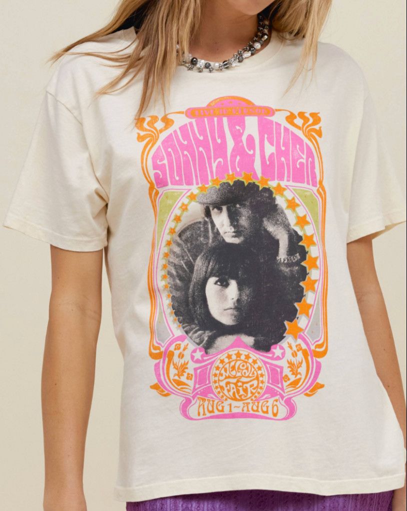 SONNY &amp; CHER MELODY FAIR BOYFRIEND TEE
