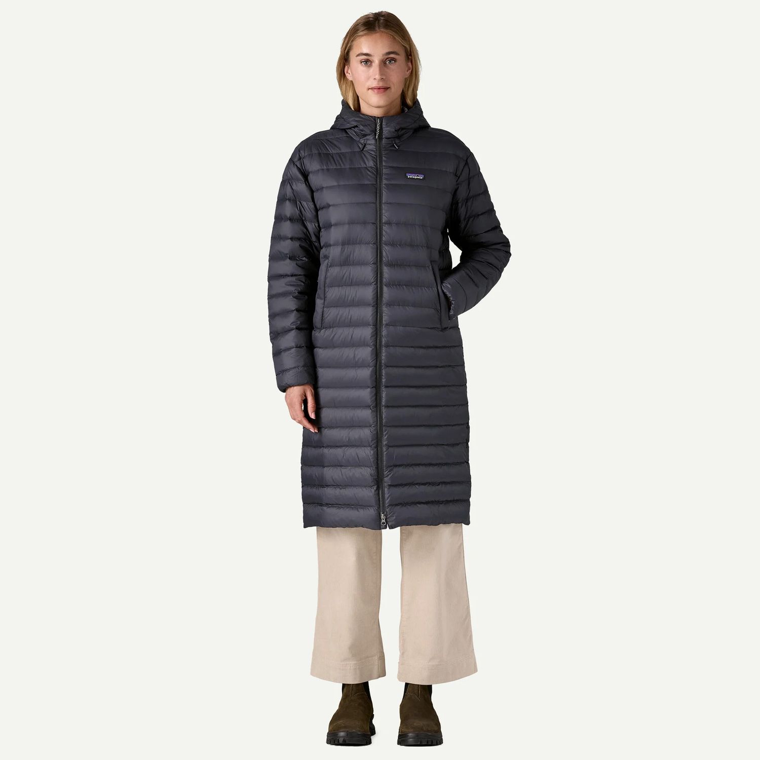 W's Recycled Down Sweater Parka Black