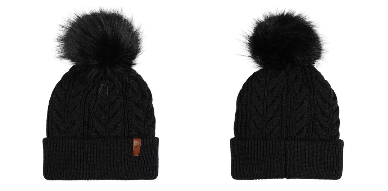 Fir Beanie Black