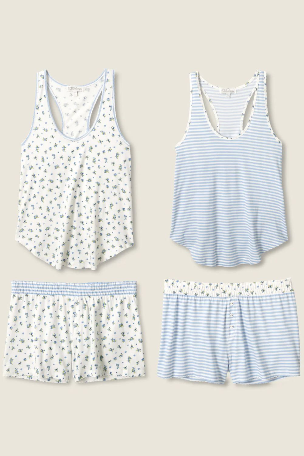 Mix and Match Blueberry Dreams Sleep Set