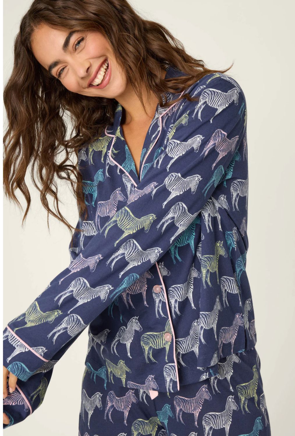 Whimsy Technicolor Safari PJ Set