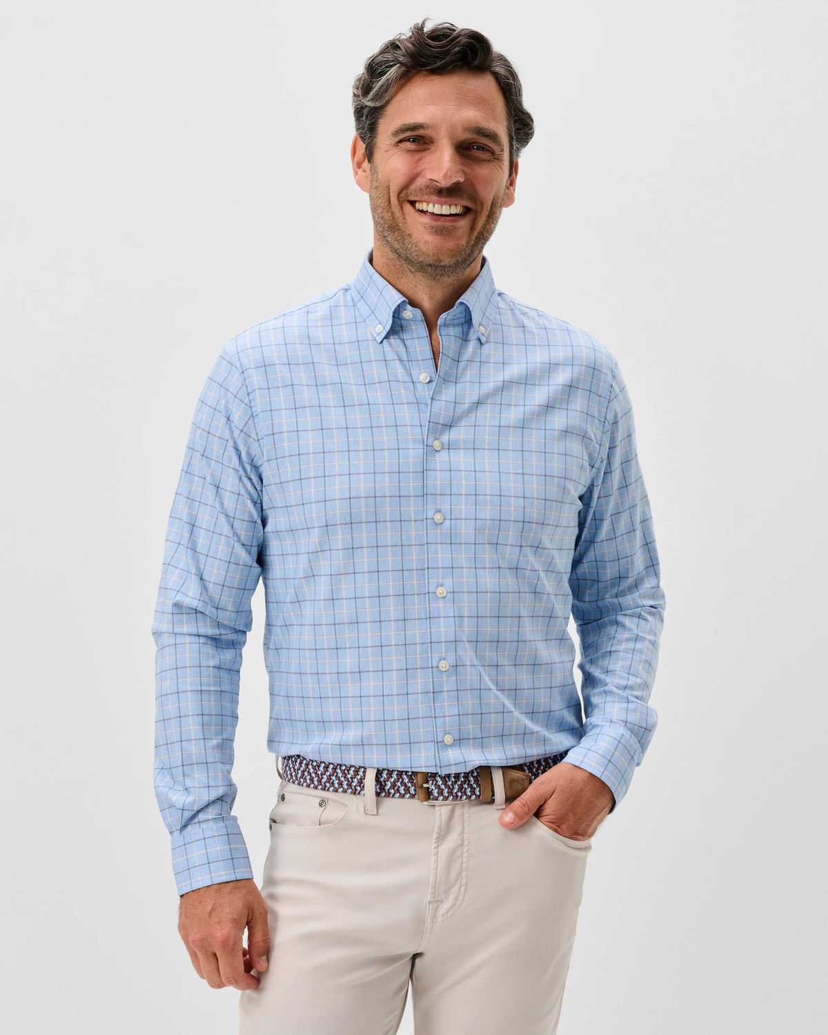 Everyday Performance Button Down Shirt - Miramont Malibu
