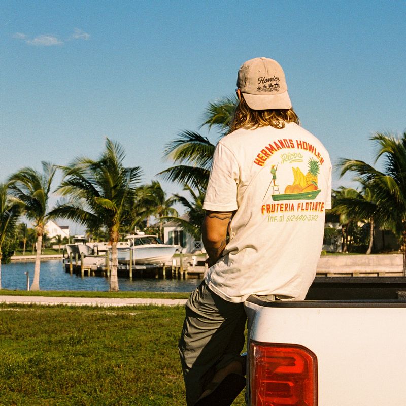 Cotton Pocket T-Shirt Fruteria Flotante: Natural