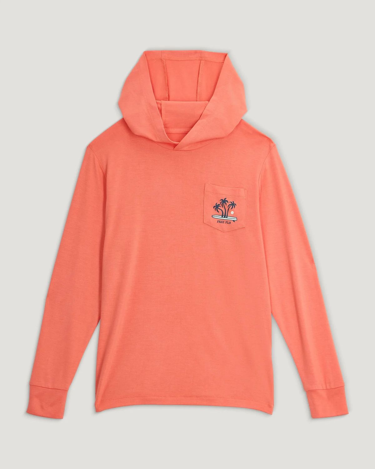 Youth Bamboo Shade Graphic Hoodie Party Wave Flamingo