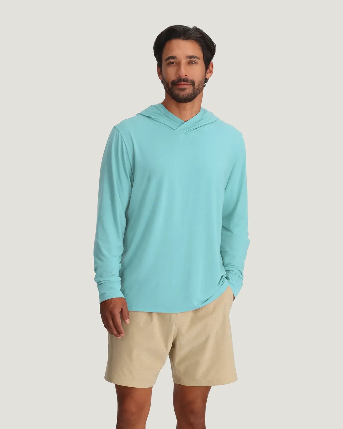 Men's Elevate Lightweight Hoodie Bahama Blue