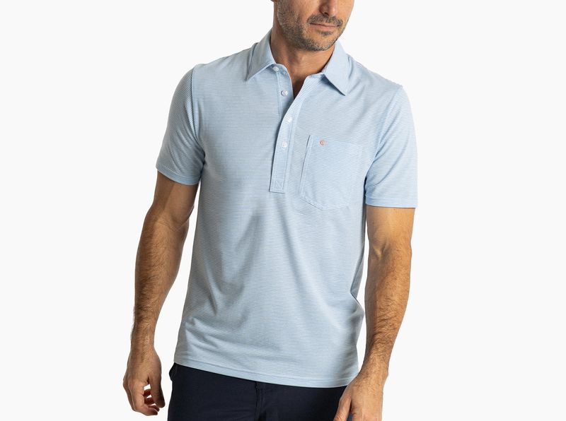 Performance Players Shirt Hobby Stripe Light Blue