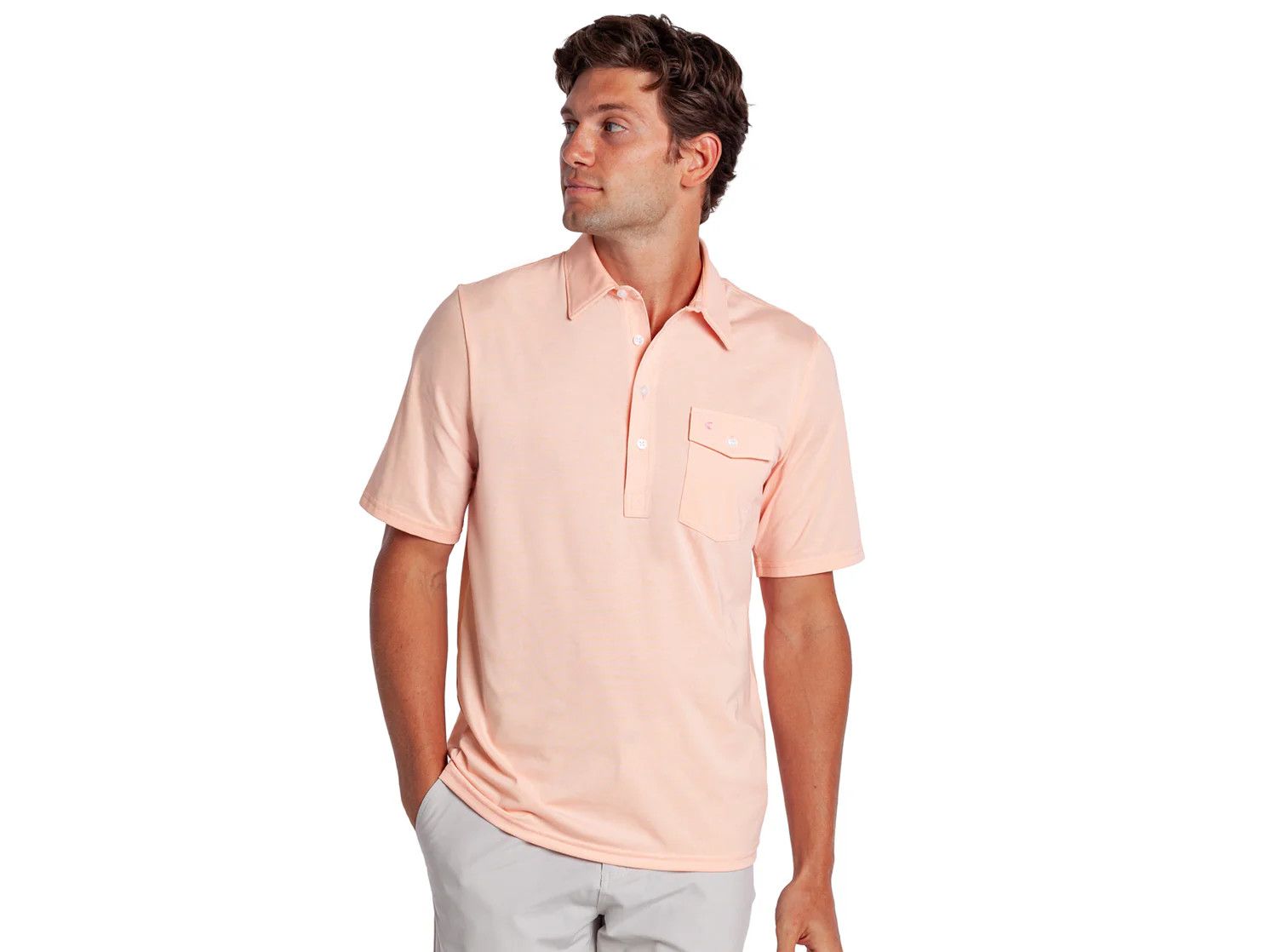 Performance Players Shirt Peach Pie 