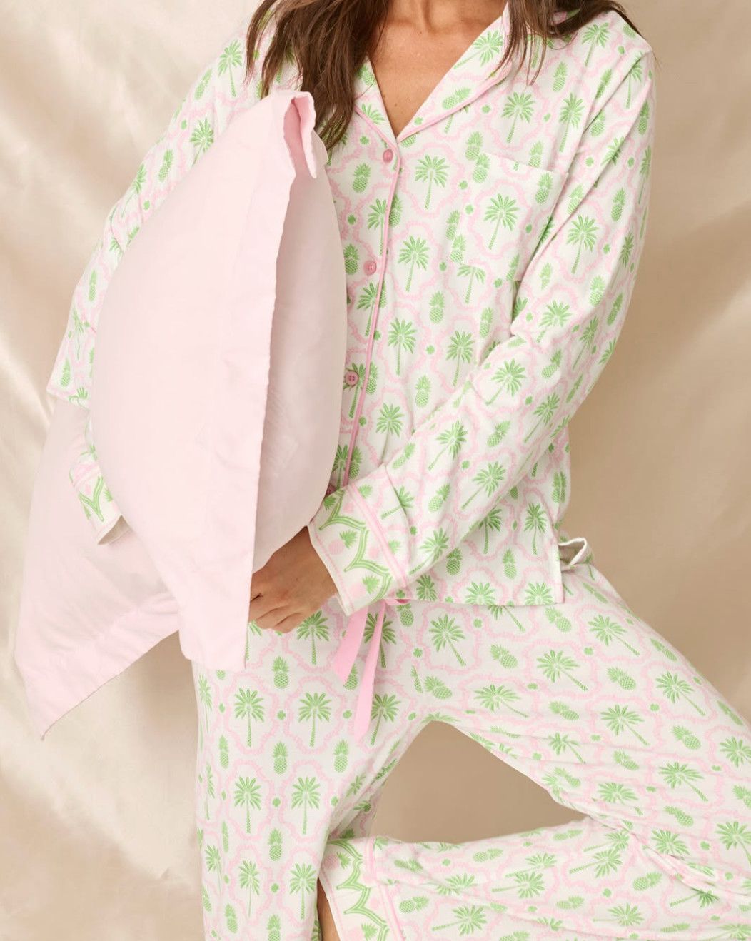 Playful Prints Island Time Long PJ Set