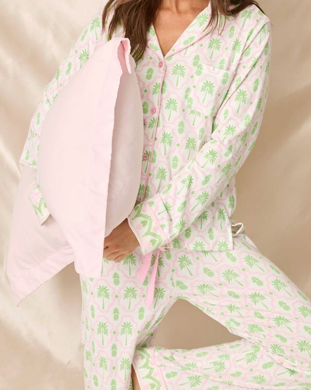 Playful Prints Island Time Long PJ Set