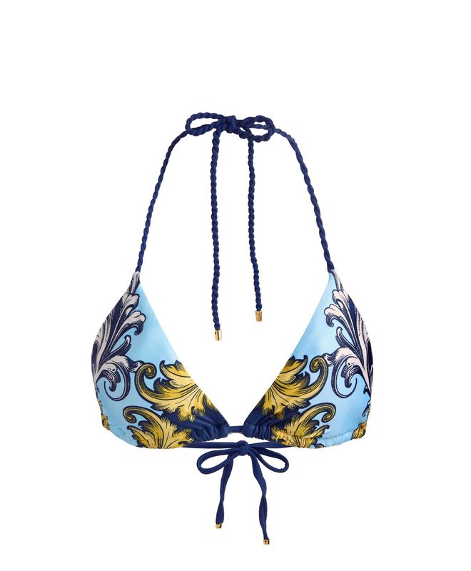 A+O x PQ Antique Scroll Rope Triangle Top