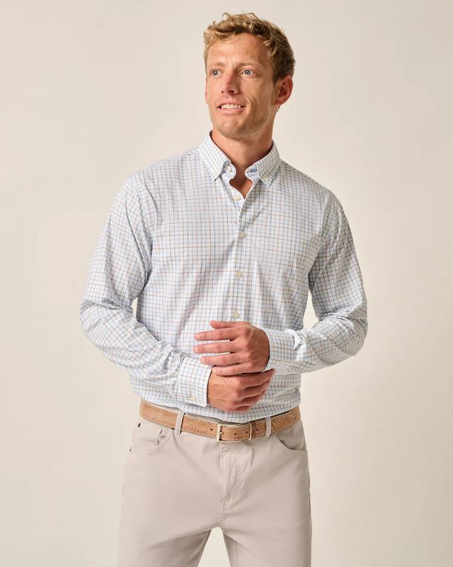 Everyday Performance Button Down Shirt - Paddock Malibu