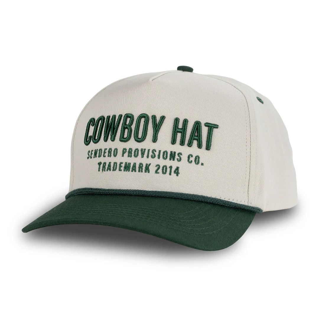 Cowboy Hat Cream/Green