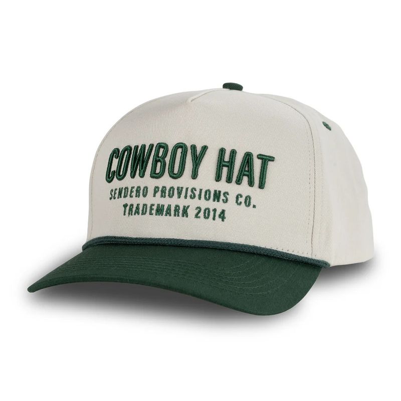 Cowboy Hat Cream/Green