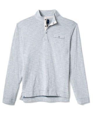 COVE STRIPED HENLEY CREAM