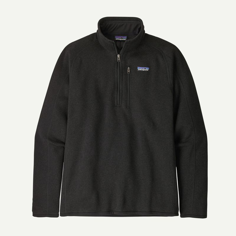 M's Better Sweater 1/4 Zip Black