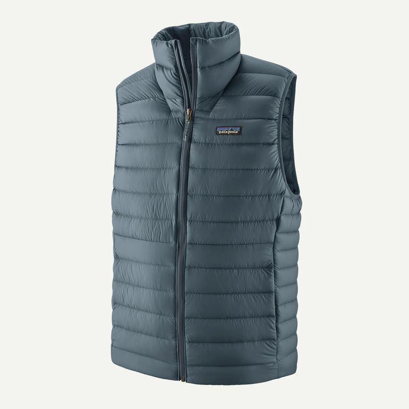 M's Down Sweater Vest Summit Blue