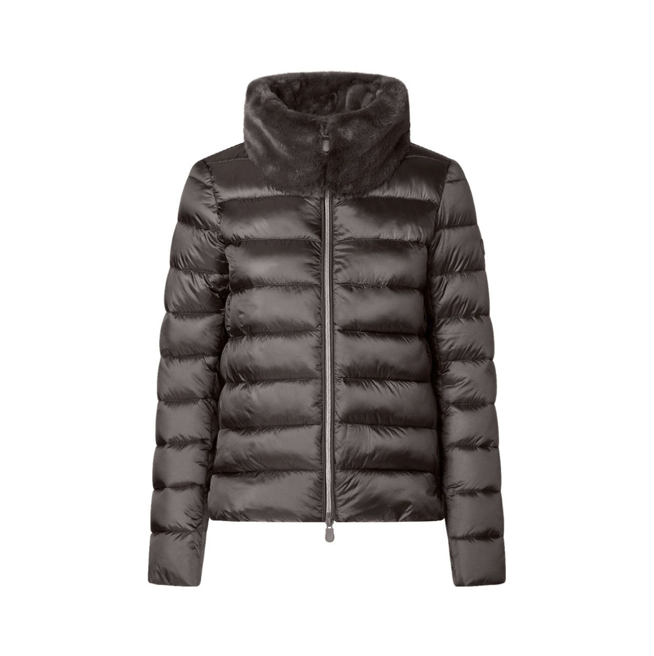 Mei Puffer Jacket Brown Black
