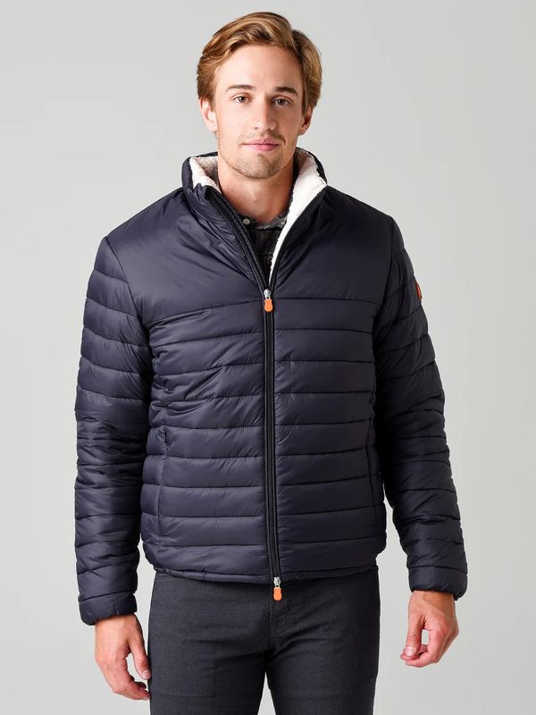 Conan Puffer Jacket Blue Black