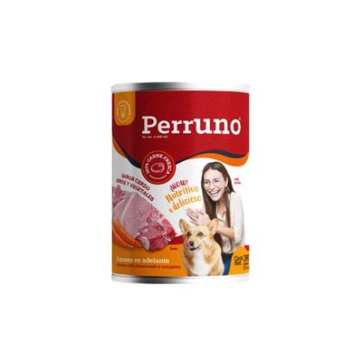 24 Latas Perruno Sabor Cerdo 300 g
