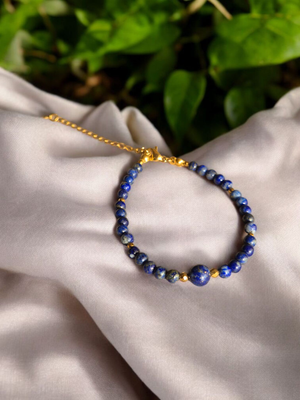 Bransoletka z lapis lazuli