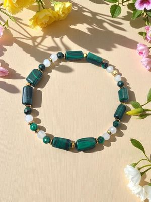 Bransoletka z malachitem