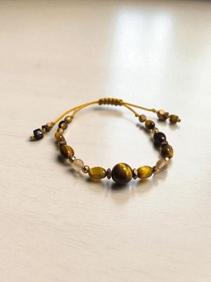 Bransoletka z tygrysim okiem i cytrynem