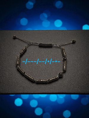 Bransoletka z imieniem kod Morse&#39;a - Tomek