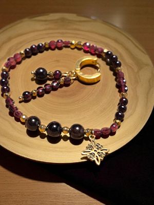 Bransoletka z granatami