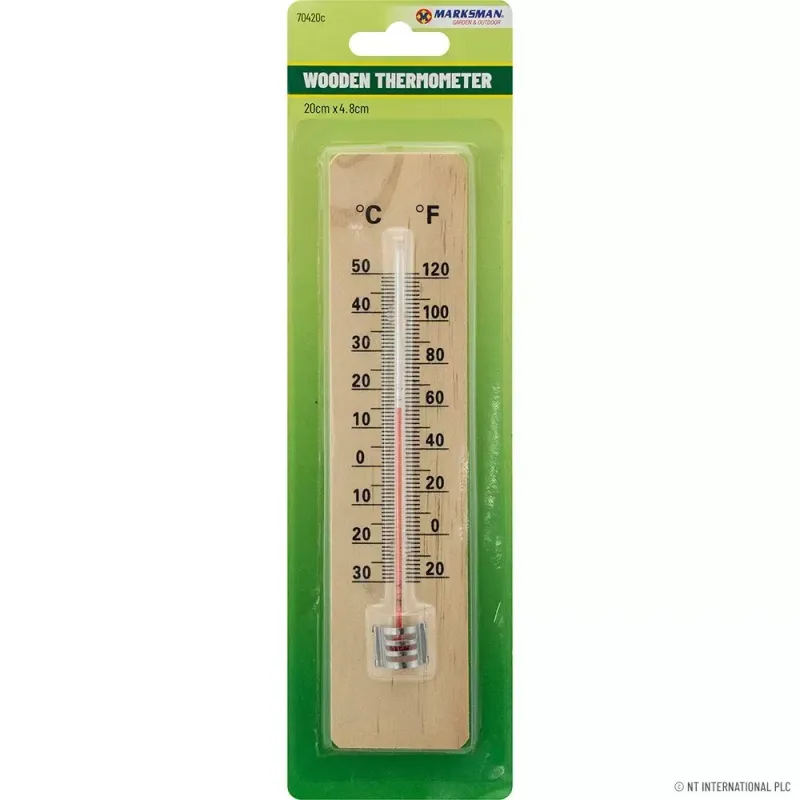 Marksman Wooden Thermometer