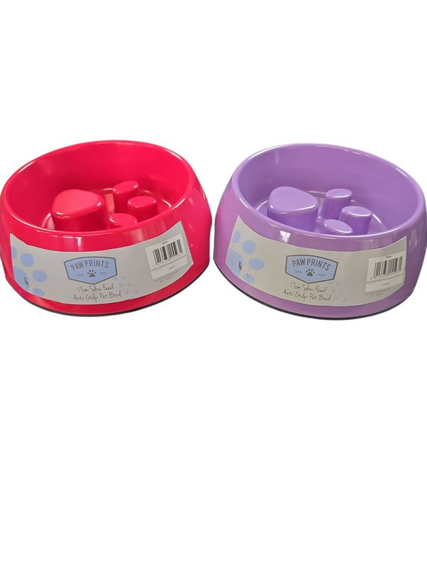 Paw prints Anti-Gulp Bowl