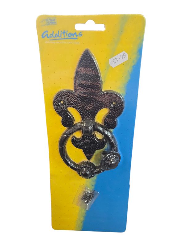 Additions Ring Knocker Antiqued Black