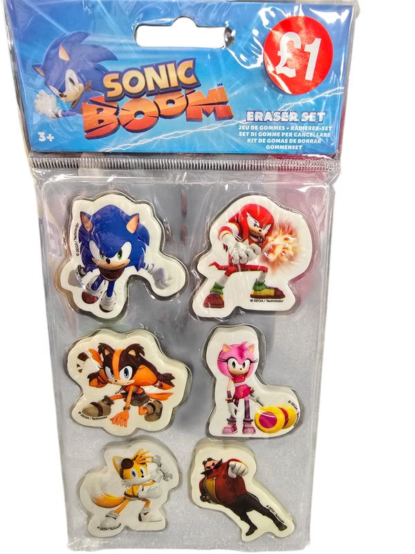 Sega Sonic Boom Eraser Set