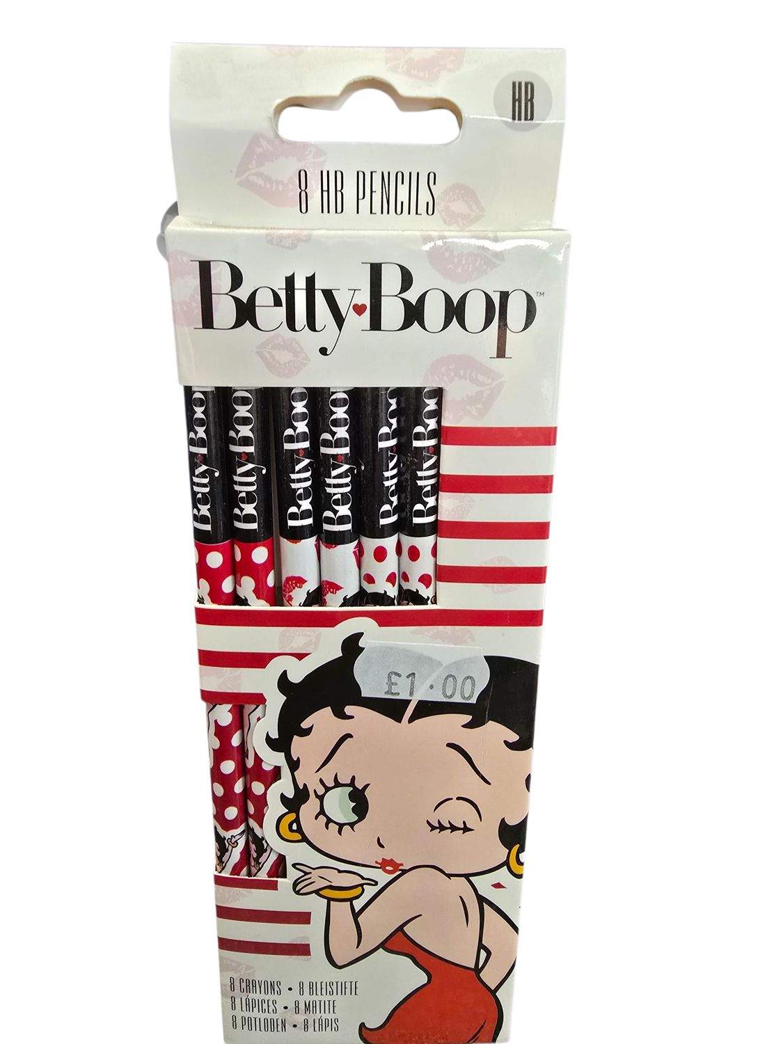 Betty Boop 8 HB Pencils