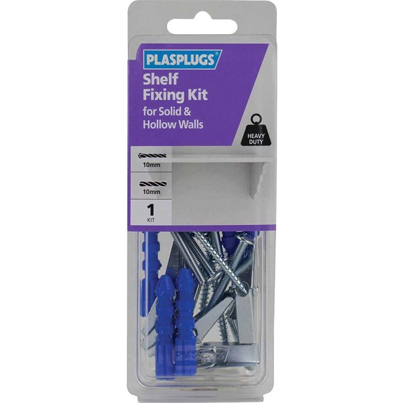 Plasplugs Shelf Fixing Kit