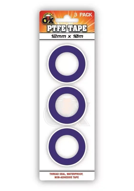 As Strong As An OX PTFE tape 3pk