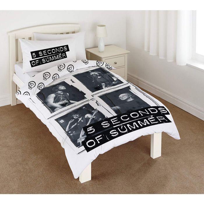 5 Seconds Of Summer Single Duvet & Pillowcase Set