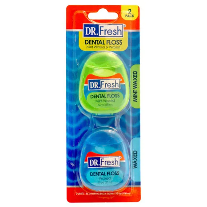 Dr Fresh Dental Floss 2pk