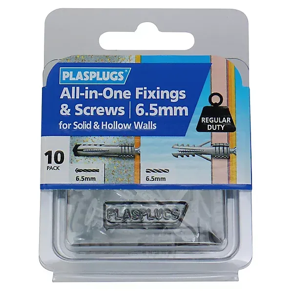 Plasplug All in One Fixing 6.5mm