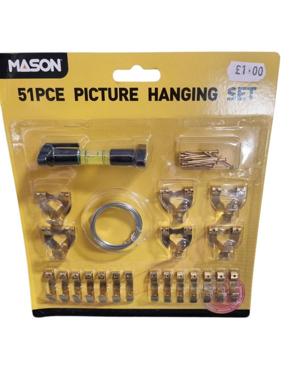 Mason 51 Pce Picture Hanging set