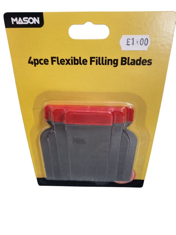 mason 4pce Flexible Filling Blades