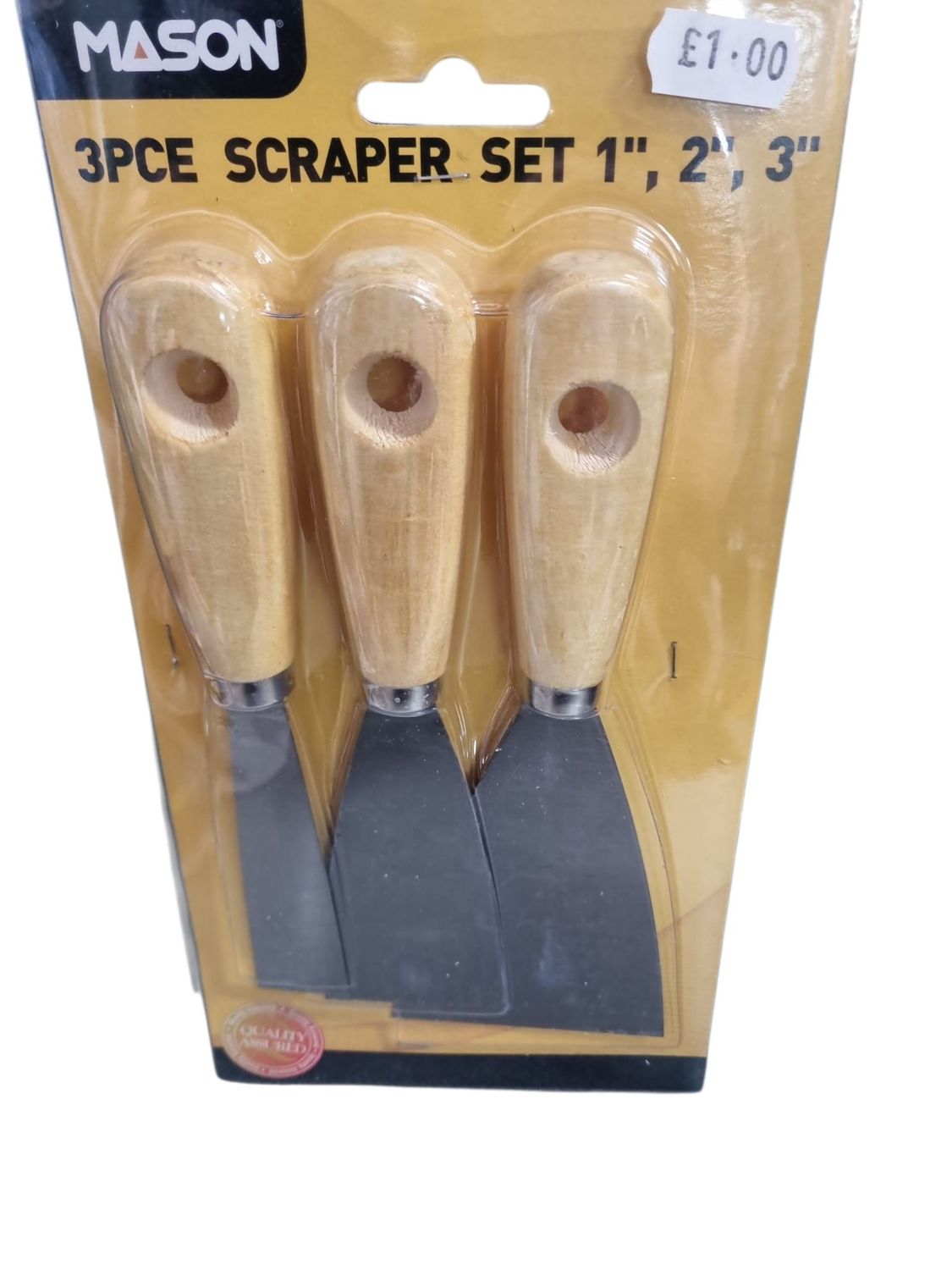 Mason 3pce Scraper Set