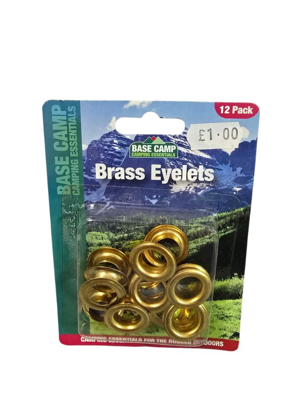 Base Camp 12pk Brass Eyelets