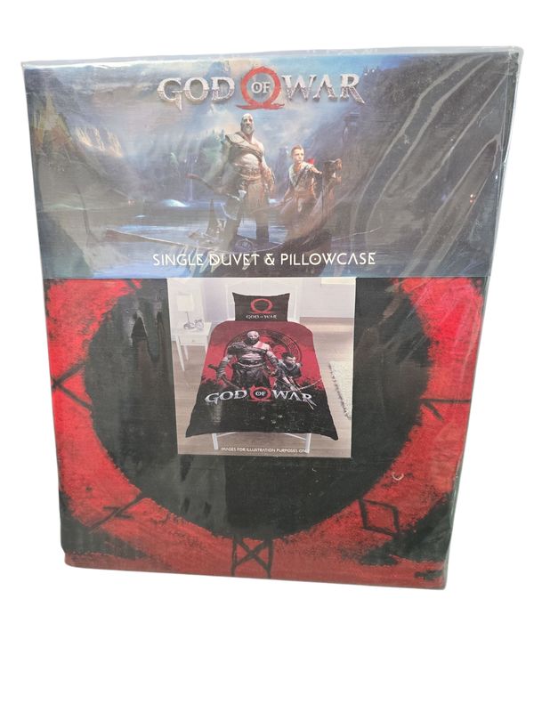 God Of War Single Duvet & Pillow Case